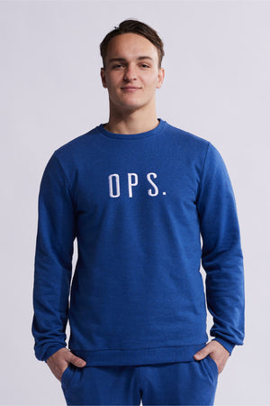 OPS. Clothing | Sustainable Hemp Sweater | Navy Blue | Ops | Front
