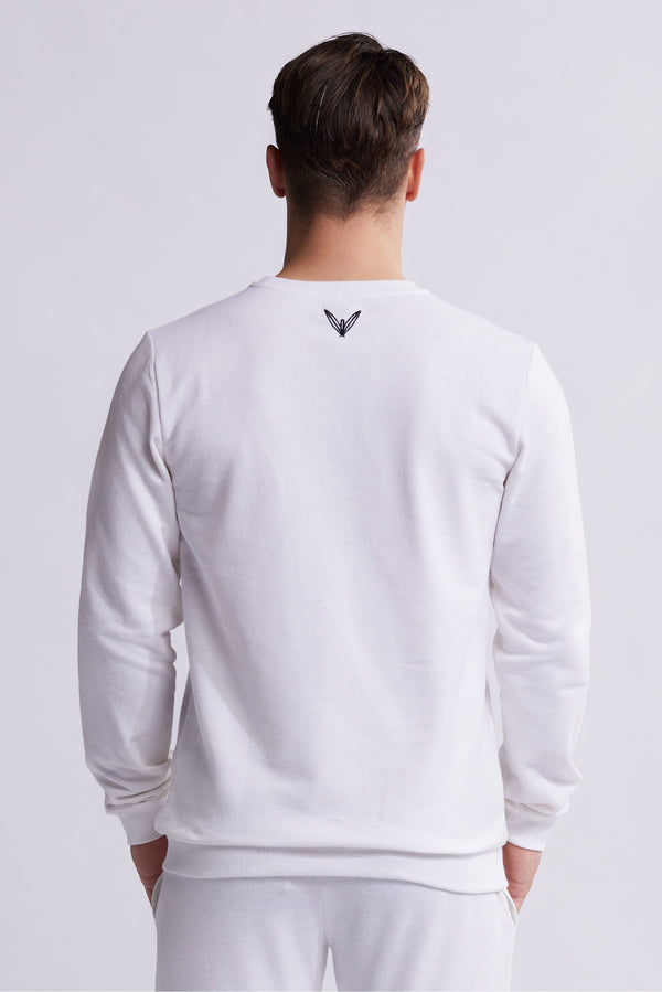 OPS. Clothing | Sustainable Hemp Sweater | Off-White | Vesta | Back